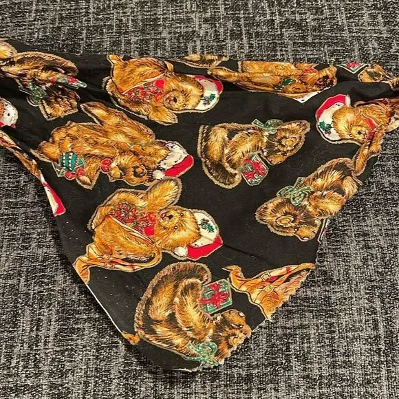 Christmas Teddy Bear Bandana for Pet