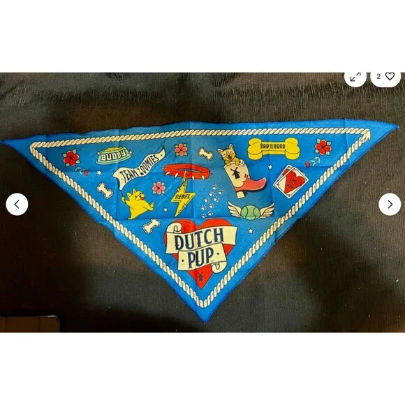 Dutch Bros Dog Bandana Rare Limited Edition “Dutch Pup” 2024 Triangle