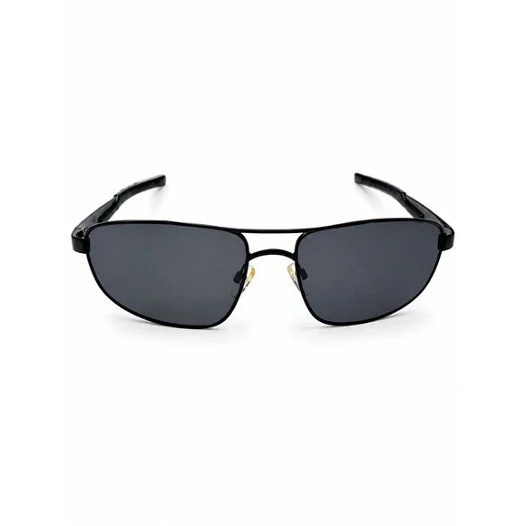 Ironman Polarized Sport Sunglasses Black Rectangle Wrap Driving Fishing Golf
