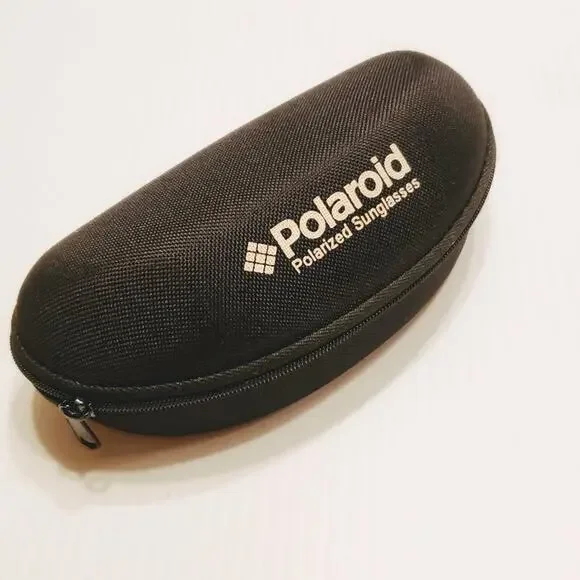 Polaroid semisoft clamshell sunglasses eyeglasses case.