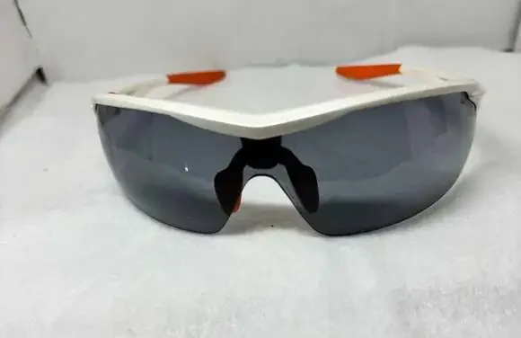 STIHL  Sport Protective Safety Glasses with White Frame and Silver Mirror Lens