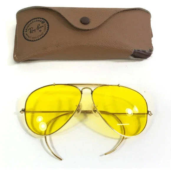 Vintage B&L Ray-Ban Outdoorsman Sunglasses Arista Kalichrome Lenses 1/10 12K GF