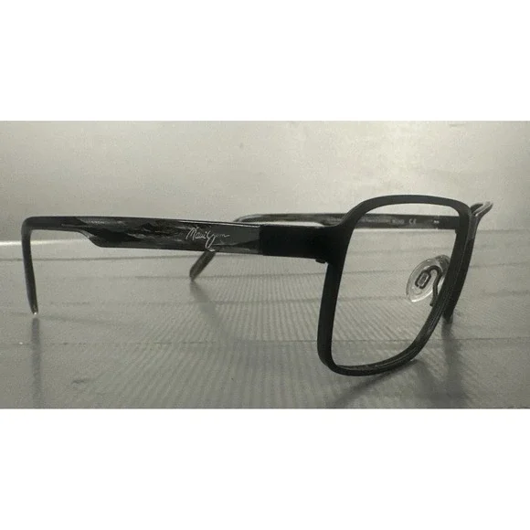 Maui Jim  MJ-748-2M Mens  Black Square Sunglasses Frame Only 57-16 140