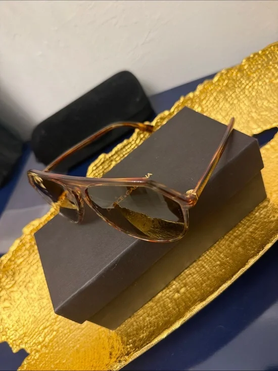 Dolce & Gabbana Tortoiseshell Sunglasses with Brown Lenses