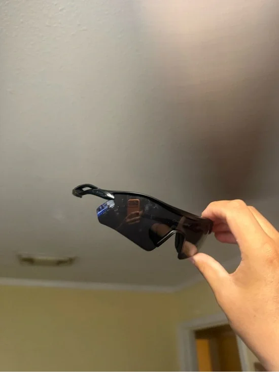 Black Sport Shield Sunglasses - Sleek Performance Eyewear Oakley