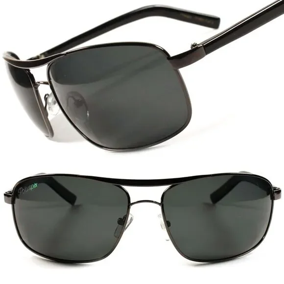Stylish Modern Outdoor Driving Womens Mens Rectangle Polarized Sunglasses