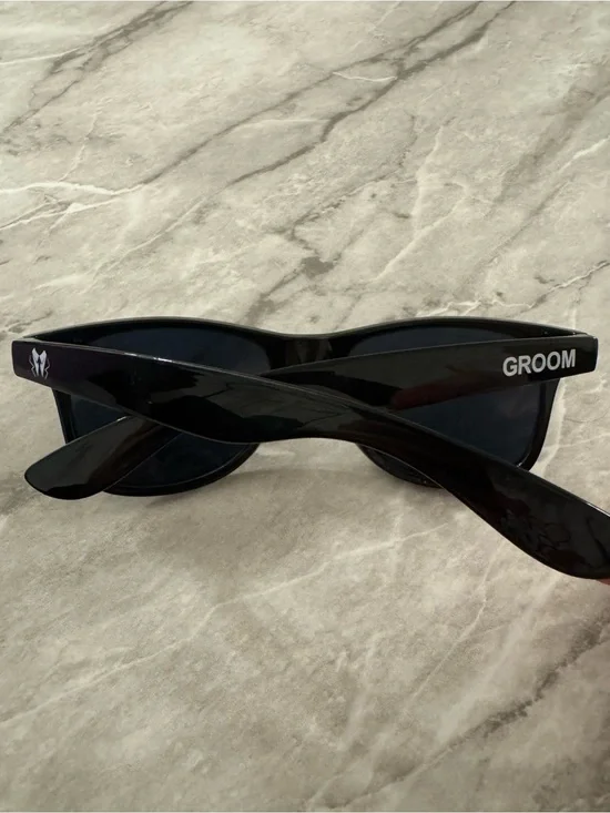 Groom Black Bachelor Party Wedding Sunglasses Engagement Party Honeymoon Gift