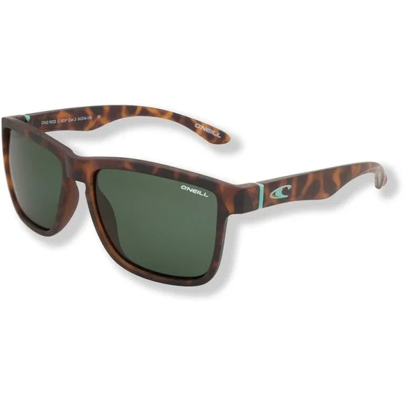 O'Neill 9033 Polarized Sunglasses - NIB Matte Tortoise / Green - #47974-SUN1‎
