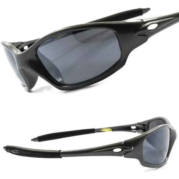 Riding Biking Golf Athletic Baseball Gray Wrap Around Mens Sport Sun Glasses