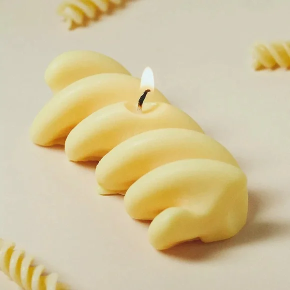 NIB Anthropologie x NATA Fusili Shaped Candle Small