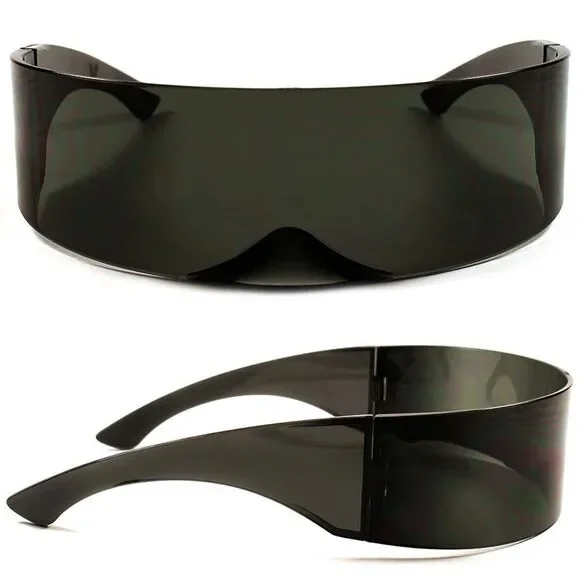 Anime Code Geass - Mao Inspired Cosplay Party Comics Wrap Black Sun Glasses