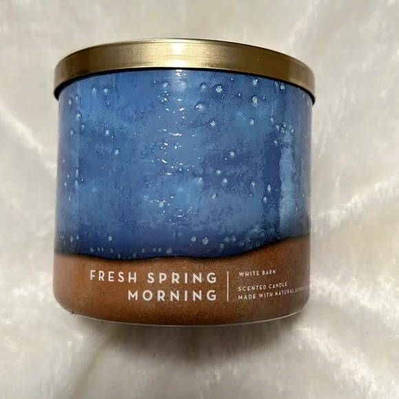 Fresh Spring Morning 3 wick candle BBW bath & body works