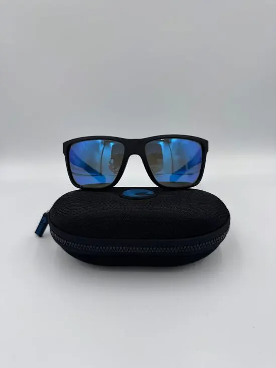 NEW Costa Del Mar 6S9120 BROADBILL II 06S9120 Matte Black Blue Mirror
