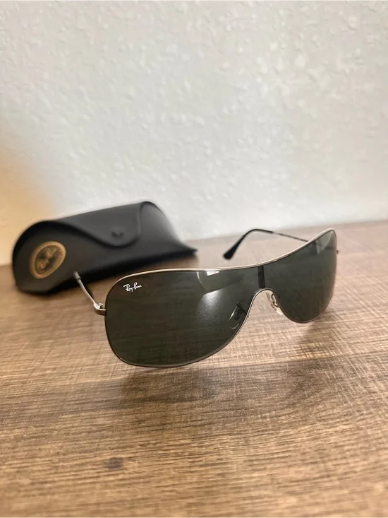 Ray-Ban Shield Sunglasses RB3211 Men’s Large- perfect condition!