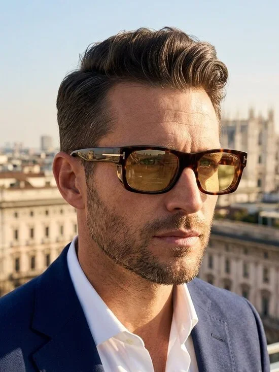 NEW TOM FORD TF1181 53E HAVANA BROWN PHOTOCHROMIC AUTHENTIC SUNGLASSES