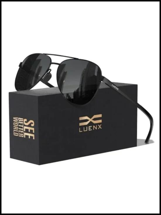 Polarized Aviator Sunglasses UV400 Protection Driving Outdoor