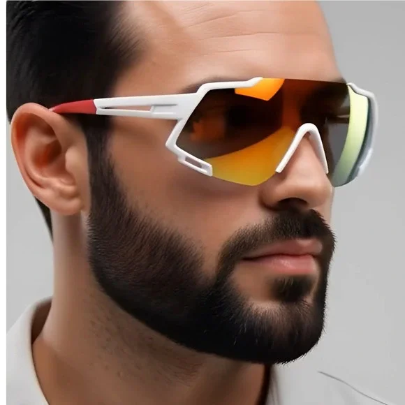 Mountain Bike Glasses for Men Cycling Glasses‎ with Interchangeable Photochromic
