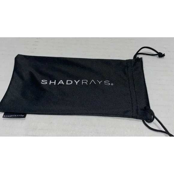 Shady Rays Sunglasses Eyeglasses Black‎ Soft Case Pouch Dust Protectors Qty 1