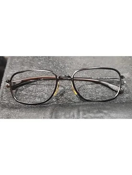 NIKE Reveal II 211 Brown Metal Rectangle Sunglasses Frame 56-18 145 Japan