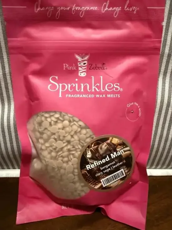 Pink Zebra Refined Man Sprinkles Fragranced Wax Melts
