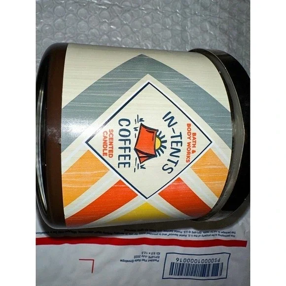 Bath and Body Works In-Tents Coffee Paris Cafe 3 Wick Scented Candle‎