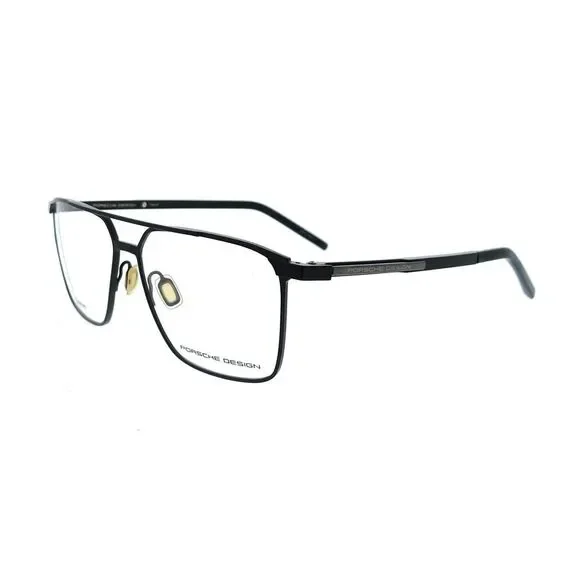 Porsche Design P8392 56B Black Square Mens Sunglasses