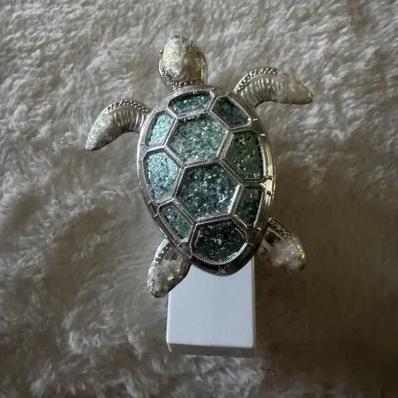 Bath & Body Works Wallflower PlugIn Shimmery BlueGreen TurtleDiffuser Nightlight
