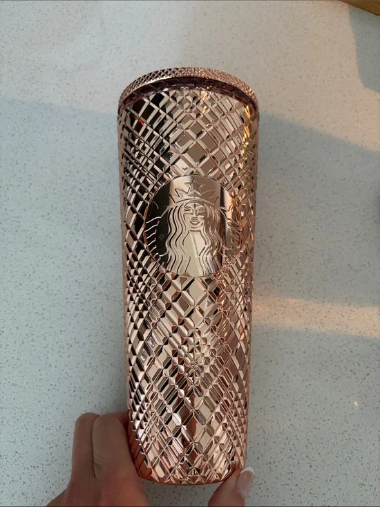 Starbucks rose Gold tall cup