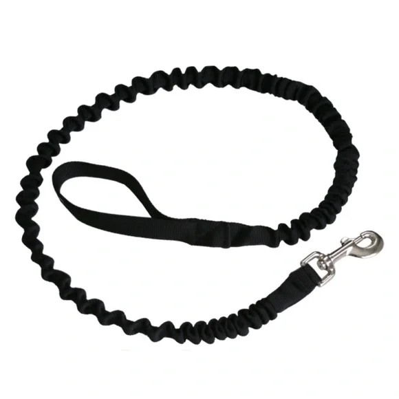 Premier Black Nylon Bungee Leash