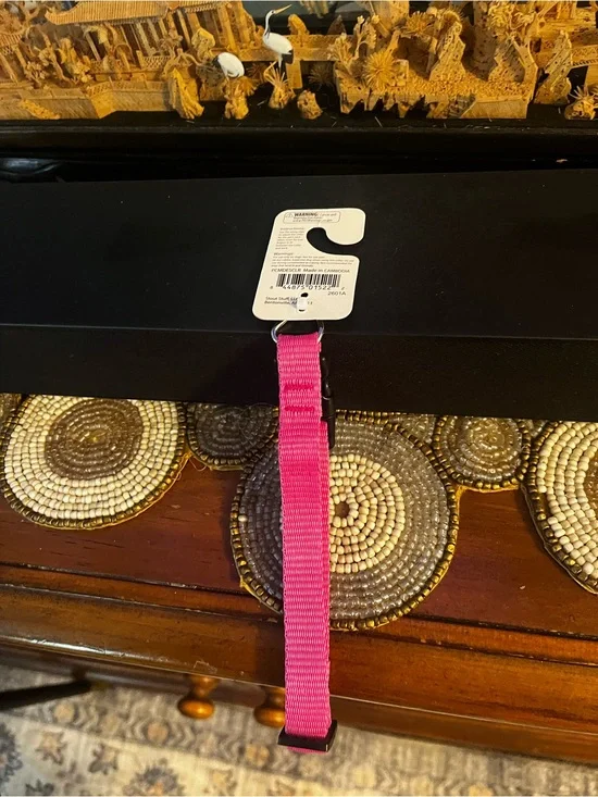 Bright Pink Adjustable Strap with Metal Clip