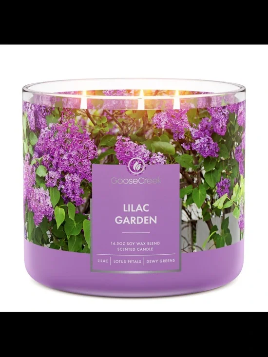 💜 GC Lilac Garden 3-Wick Candle NEW