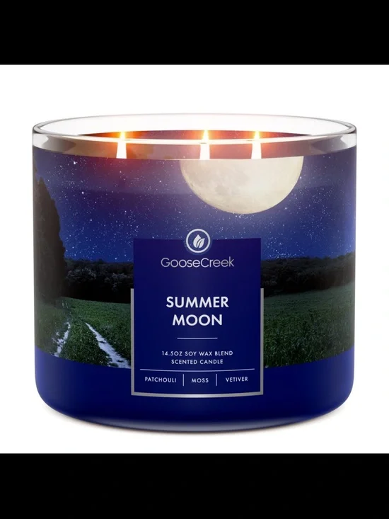 💜 GC Summer Moon 3-Wick Candle NEW