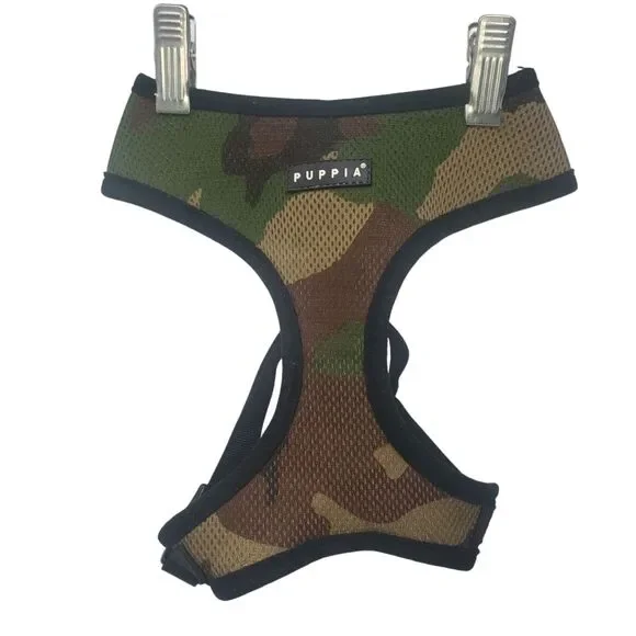 Puppia Soft Superior A Dog Harness Small Dog Vest Camo Camoflauge Size Large