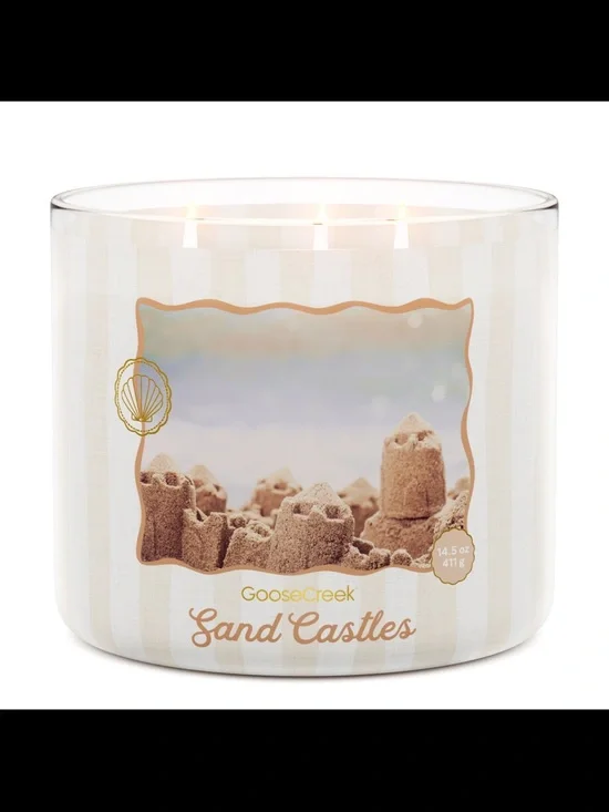 🏰 Sand Castles 3-Wick Candle NEW