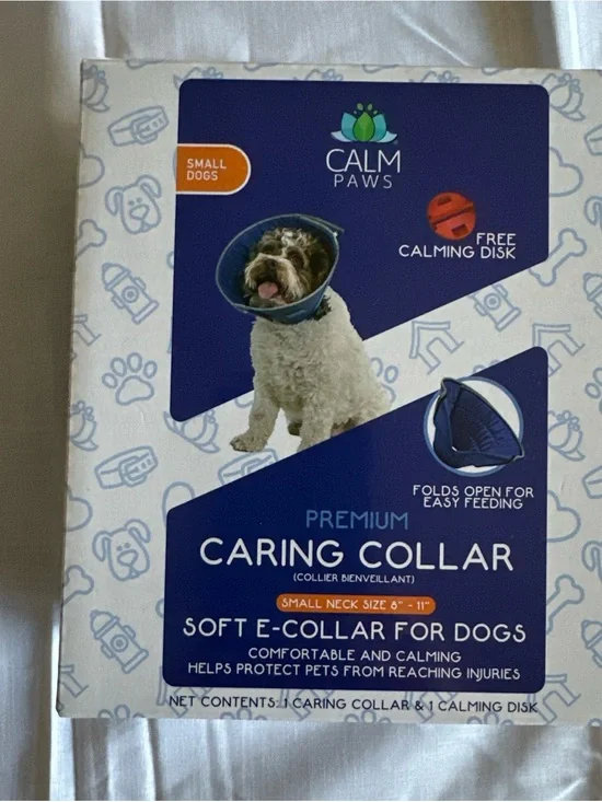 Soft E-Collar for Dogs – Blue Caring Collar (Small)