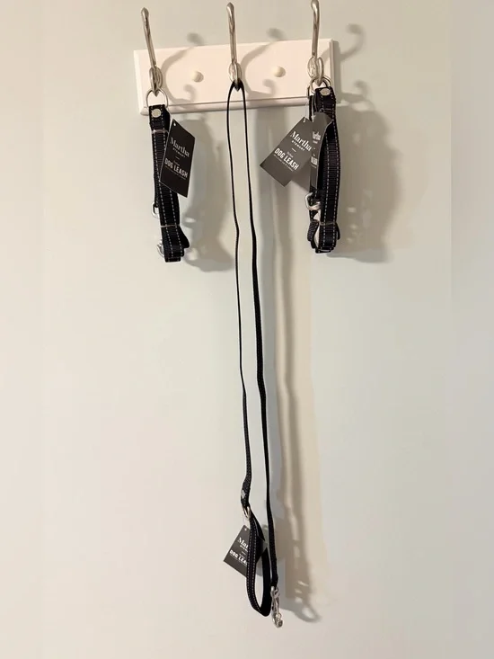 Martha Stewart Nylon Dog Leash with reflective stitching NWT