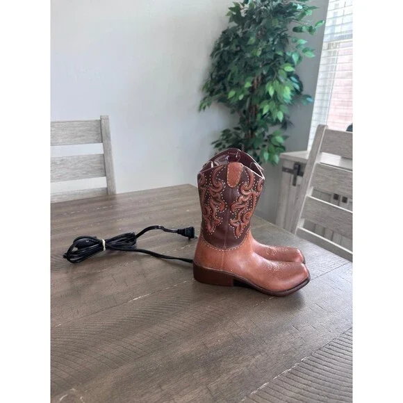 Scentsy Rodeo Cowboy Boots Wax Warmer Western Decor Retired Tested Working