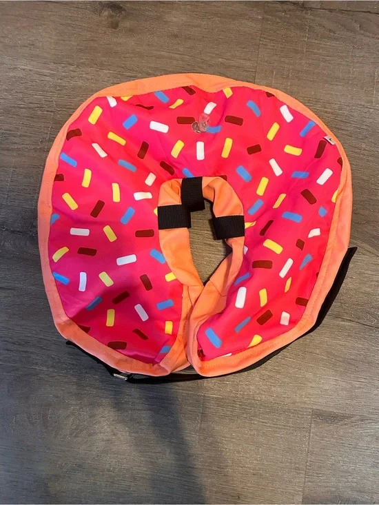 Dog Pink Sprinkle Pattern Comfort Collar - No Brand