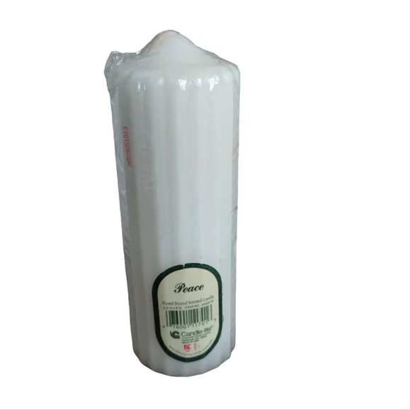 Pillar Candle Candle-Lite Fluted Round Scented Peace 8