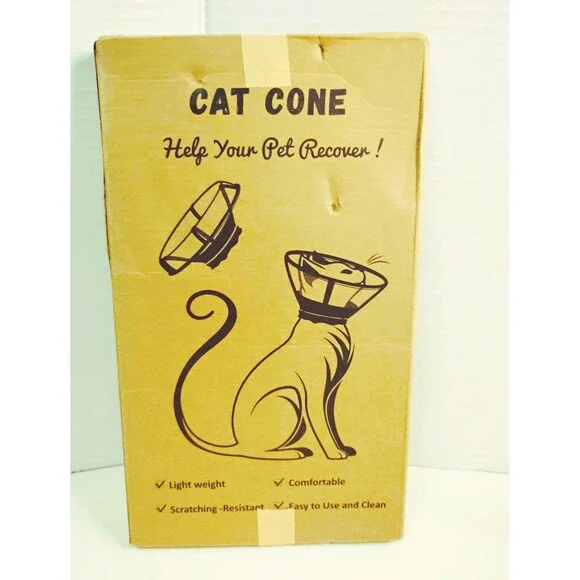 Pet Recovery Cone Collar Protective Elizabethan Cone Size S X003YNU1RD