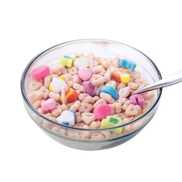 NWT Lucky Charms Candle Cereal Bowl NIB Scented