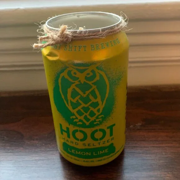 Night Shift Brewing beer can candle, frozen margaritas scented, local artisan