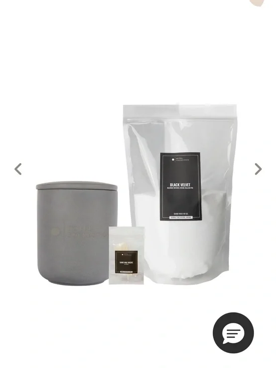 Arora360 Hotel Collection Sand Wax Candle Set - Black Velvet