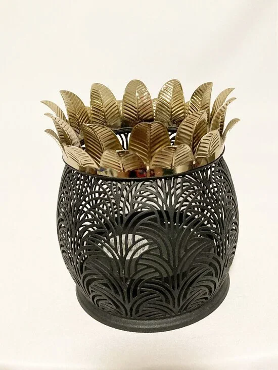 Bath & Body Works Pineapple 3-Wick Candle Holder Luminary