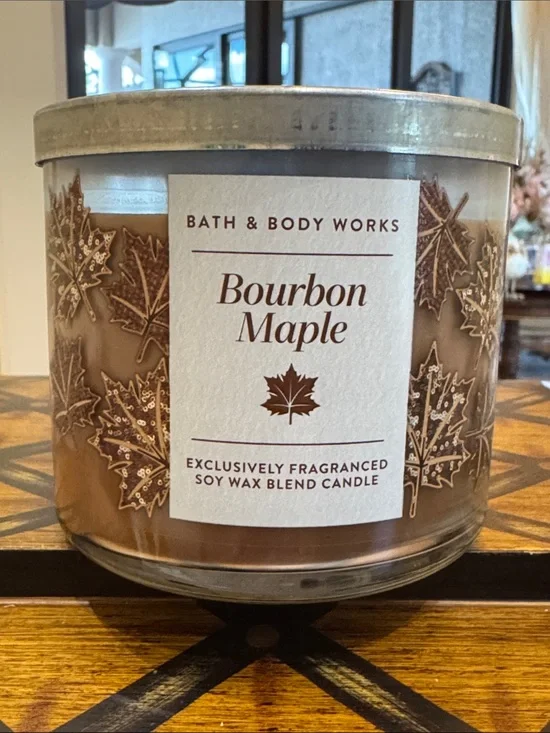 Bath & Body Works Bourbon Maple Candle