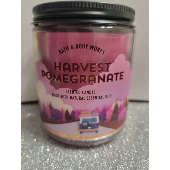 Bath and Body Works Harvest Pomegranate single wick candle