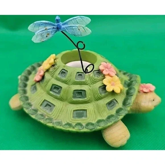 Candle Capper Turtle Garden Flowers‎ Dragonfly Virginia Candle Co. Candle Topper