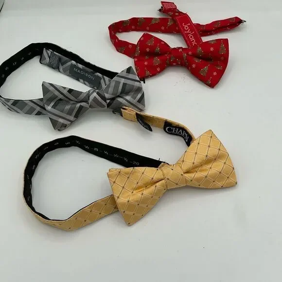 Set of 3 men’s bow ties