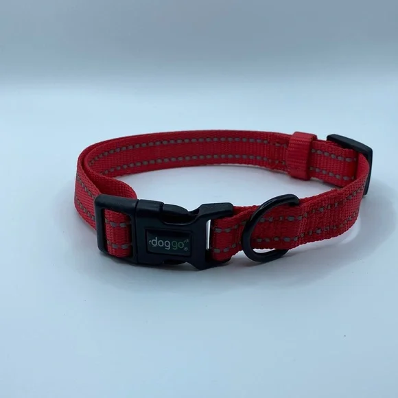 Doggo Red Reflective Dog Collar