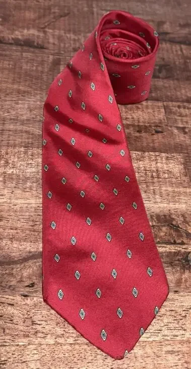Two Christian Dior Silk Neck Ties Made In USA